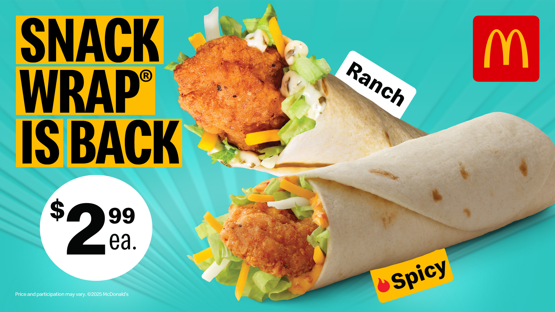 McDonalds Snack Wrap